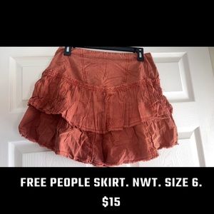 Free People skirt.